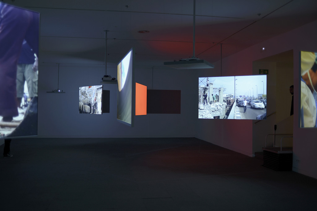 Foto6 Proyecto de Audiovisuales Nunsys en la Fundación Antoni Tapies: Exposición Harun Rarocki